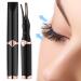 Heated Eyelash Curlers, 2 in 1 Eyelash Curler with Comb, 3 Temperature Modes for Fast Curling & Long-Lasting, USB Rechargeable(Black) Plastic
