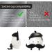 Chenri 2-Piece Beard-Shaped Razor Holder | Funny Suction Cup Design | Creative No-Drill Waterproof Hook for Bathroom & Kitchen - Buy Online on SooperMarket.com