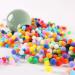 1500 Small 1cm Craft Pom Pom Balls in Bright Assorted Colors - Perfect for DIY Crafts - Buy Online on SooperMarket.com