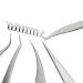 Lash Extension Tweezers Set - Curved & Straight Pointed Applicator Tool for Eyelash Extensions - Buy Online on SooperMarket.com
