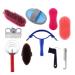 Professional 10-Pc Vier Horse Brush Set - Equestrian Grooming Kit for Horse Cleaning & Care - Buy Online on SooperMarket.com