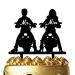 Motorcycle Wedding Cake Topper Ride with Me Forever Cake Topper Funny Mr & Mrs Cake Topper for Wedding/Anniversary/Bridal Shower Party Decor