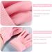 Moisturizing Gel Socks & Gloves Set for Softening Cracked Feet - Reusable Foot Care Spa Treatment (Pink) | International Shipping Available - Buy Online on SooperMarket.com
