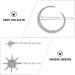 KALLORY Womens Stars and Moon Rhinestone Hair Clips - 6pcs Wedding Accessories - Buy Online on SooperMarket.com