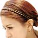 Shop Light Coffee Brown Hairpiece Braid Strands | Stylish Wig & Headband for Effortless Updos - International Shipping Available - Buy Online on SooperMarket.com