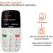 Gigaset GL390 White GSM - Senior Mobile Phone with SOS Button Large 2.2 Display & Easy-to-Use Keys | Compact Hearing Aid Compatible Cell Phone - Buy Online on SooperMarket.com