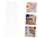 HAPINARY 6 Sheets Nail Patch Gels Transparent Nail Polish Nail Kits Nail Art Stickers Manicure Kit Clear Nail Polish Sheer Nail Polish Nail Sticker Gel Nail Kit Nail Wraps Double Sided Tape - Buy Online on SooperMarket.com
