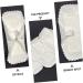 Healeved 10pcs Washable Menstrual Cloth Panties - Ultra Thin Menstrual Panty Liners for Women - White Cotton Napkin Bamboo Fabric Tape - Buy Online on SooperMarket.com