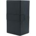 Scimi X-Large Premium Double Deck Box for 200+ Sleeved Cards - Elegant Black Cross Pattern - Buy Online on SooperMarket.com