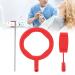 X-ray film positioning system kit X-ray film positioner portable intraoral X-ray film positioning holder for molars (red)