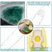 Spactz 1 Dish Wand 7 Refill Replacement Sponge Heads Wand Clean Scrub Sponges for Kitchen Sink Bathroom Utensils - Buy Online on SooperMarket.com