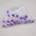 Frcolor 20pcs Wedding Bridal Rhinestone Hairpins | Beautiful Purple Crystal Flower Hair Accessories - Buy Online on SooperMarket.com