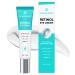 SLIKDERMIS Retinol Eye Cream for Dark Circles: Under Eye Cream for Wrinkles Anti Aging - Eye Care Advanced Formula Night Cream 20ml