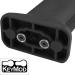 Buy Airsoft Front Handle Foregrip - Nylon Vertical Grip for 20mm Picatinny Rail - CJ/WB-03 Keymod - Adjustable & Durable - Black - Buy Online on SooperMarket.com