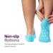NatraCure Moisturizing Gel Booties & Gloves Set for Dry Hands, Feet, and Skin - Aqua Color - Buy Online on SooperMarket.com