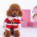Delifur Pet Christmas Santa Claus Suit with Cap - Dog/Cat Xmas Costume Party Suit (Red, Size S) - Warm Hoodie for Winter - Buy Online on SooperMarket.com