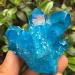 Natural Crystal Rough Sky Blue Flame Water Ring Quartz Crystal Rainbow Bismuth Silicon Cluster - Buy Online on SooperMarket.com