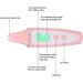 Skin Tester Facial Skin Moisture Oil Analysis Test Pen Digital Skin Detector Pen with LCD Display Skin Care Device for Home (Pink) - Buy Online on SooperMarket.com