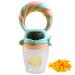 Jingling Fruit Pacifier Feeder - Safe Silicone Teething Tool for Babies | Soft Vegetable & Fruit Food Feeder - Buy Online on SooperMarket.com