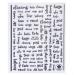 1pc 3d Hollow Letters Nail Art Stickers Black Adhesive Decal Nail Wrap Decor Accessories