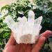 350g-900g Natural Clear Quartz Stone White Crystal Cluster 1pc HOMEZHOU (Color : 1pc 510g-560g)
