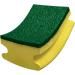 Spontex Recycled Fibers Cleaning Sponge - Sustainable 100% Recycled Fleece for Pots & Pans - 3 Pack - Buy Online on SooperMarket.com