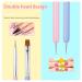 Sularpek 6Pcs Nail Art Brushes Set - Builder Gel Brush for Nails, Nail Art Design Pen Painting Tools with Extension Gel Brush, Fine Liner Brushes, and Dotting Pen - Buy Online on SooperMarket.com