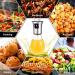 Miiepls Glass Oil Sprayer Bottle Vinegar and Oil Sprayer Vinegar Sprayer Set Oil Sprayer for Hot Air Fryer Oil Sprayer for Cooking Oil for BBQ Cooking Salads Baking Picnic and Grilling 100 ml - Buy Online on SooperMarket.com