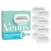 Gillette Venus Deluxe Smooth sensitive razor blades women 8 replacement blades for women's razors with 5-fold blade 8 pieces (1 Pack) old