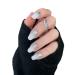 Zaubern gel4Home nail foils 16 pieces nail wraps (BB Metallic grey)