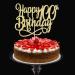 Qertesl Gold Glitter Happy 100th Birthday Cake Topper Cheers to 100 Years happy 100th Birthday Cake Topper 100th Anniversary Cake Topper men and women 100 years old happy birthday Party Decoration Gold100 - Buy Online on SooperMarket.com