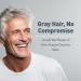 Just Nutritive Men's Gray Hair Shampoo | Sulfate-Free Brassy Tone Remover | Natural Gray Hair Treatment | 8 oz - Buy Online on SooperMarket.com