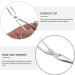Magiclulu Clip Handle Eyebrow Tweezers | Beveled Eyebrow Hair Remover & Plucker Scissors for Precision Grooming - Shop Internationally! - Buy Online on SooperMarket.com