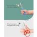Yellow Loop Scissors for Kids Adult Easy Grip Easy Opening Adapted Scissors for Special Needs Safety Round Tip Open Squeeze Handles Multipurpose Comfort Grip Stainless Steel Office Scissors - Buy Online on SooperMarket.com