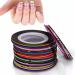 Nail Striping Tape Nail Art Striping Decals Nail Line Sticker DIY Nail Tip Decoration 32PCS Nail Striping Tape - Buy Online on SooperMarket.com
