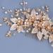 Bride Wedding Hair Comb Bridal Hair Accessories for Women Flower Rhinestone Headpiece Bridal Pearl Hair Accessories for Girls Silver Hair Accessories - Buy Online on SooperMarket.com