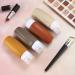 90ml Silicone Travel Bottles Set - BPA-Free Leak-Proof Refillable - Perfect for Toiletries Lotion Shampoo Conditioner (Brown) | International Shipping - Buy Online on SooperMarket.com