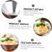 Zerodeko 3 Pcs Stainless Steel Hat Bowl Stainless Steel Ramen Bowl Large Metal Mixing Bowl Japanese Bowl Japanese Ramen Bowl Salad Mixing Bowl Party Bowl Food Single Layer Hat Bowl Silverx3pcs 22.5X8.3X7.5CMx3pcs - Buy Online on SooperMarket.com