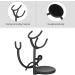 Modern Iron Alloy Shaving Brush & Razor Stand | Premium Home Grooming Essentials - International Shipping Available - Buy Online on SooperMarket.com