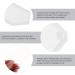 COHEALI 4 Pcs Pendant Mold Keychain for Crafts Hanging Tag Pet Tag Pendant Charms Silicone Mold Fudge Epoxy Whitex2pcs 5.1X7.8CMx2pcs - Buy Online on SooperMarket.com
