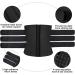Men's Neoprene Waist Trainer Sauna Sweat Trimmer Cincher with Belts - Black, Large - Buy Online on SooperMarket.com