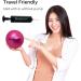 Pilates Mini Ball (10cm): Pink Accessory for AeroPilates, Yoga, Fitness & Strength - Buy Online on SooperMarket.com