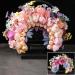 JSGHGDF Bridal Garlands Florals Crown Wedding Flower Headband Beach Wreath Hairband Girls Hair Accessory Women Head Hoop Props Blue - Buy Online on SooperMarket.com