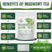 Organic Mugwort Tea Bags - Improve Sleep and Digestion - Caffeine Free - 30 Count - Buy Online on SooperMarket.com