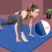 Hatha Yoga Extra Thick TPE Yoga Mat - 72 x 32 - 1/2 Thickness - Eco Friendly SGS Certified - High Density Anti-Tear Bolster - Blue - Buy Online on SooperMarket.com