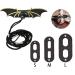 Bearded Dragon Harness 3 Size Soft Leather Harness Lizards Leash Adjustable Small Reptiles Animals Harness with Wing Nylon Rope Lead for Small Medium and Large Reptiles Animals