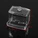Atyhao Cotton Swab Box | Practical Q-Tip Organizer & Makeup Storage | Transparent Cosmetic Holder with Lid - Shop Internationally - Buy Online on SooperMarket.com