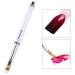 LWBTOSEE 2pcs Ombre Nail Brush Set - Rhinestone Handle Gradient Painting UV Gel Pen for Manicure Art - Black & White - Buy Online on SooperMarket.com
