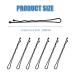 Vlasy 220 Count Black Wave Style Bobby Pins - Invisible Hair Clips Bulk for Women and Girls - Hair Grips for All Hair Types - Buy Online on SooperMarket.com