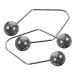 BELLIFFY 1 Pair Dimple Trainer Cheeks Clip Dimples Trainer for Cheeks Metal Dimples Exerciser Facial Tool Face Dimples Exerciser Dimples Maker for Face Cheeks Face Exerciser Cheeks Balls 4.30X2.50X0.80CM Black